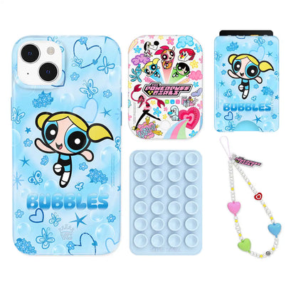 The Powerpuff Girls Bubbles iPhone Bundle Set - Wallet