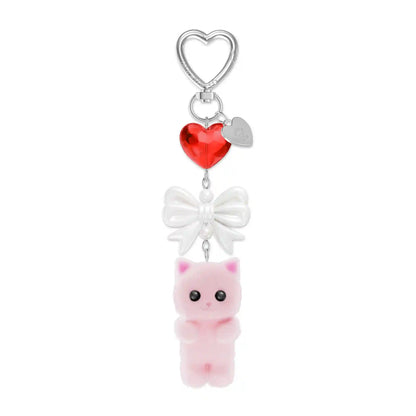 Pink Cat Bag Charm