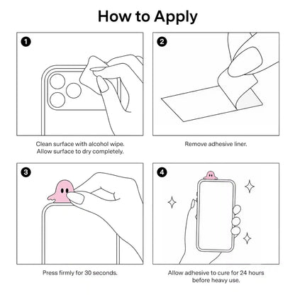 Pink Ghosted Phone Hugger