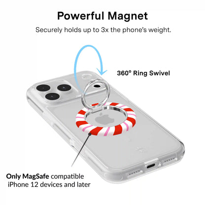 Peppermint Princess MagSafe Grip Ring