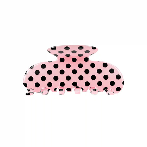 Princess Pink Polkadot Hair Clip