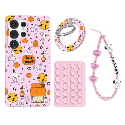 Snoopy Pink Pumpkins Samsung Bundle Set