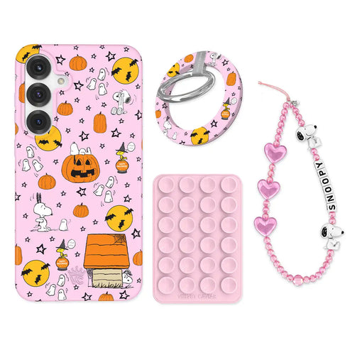 Snoopy Pink Pumpkins Samsung Bundle Set