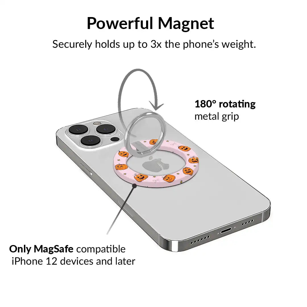 Pumpkin Princess MagSafe Grip Ring