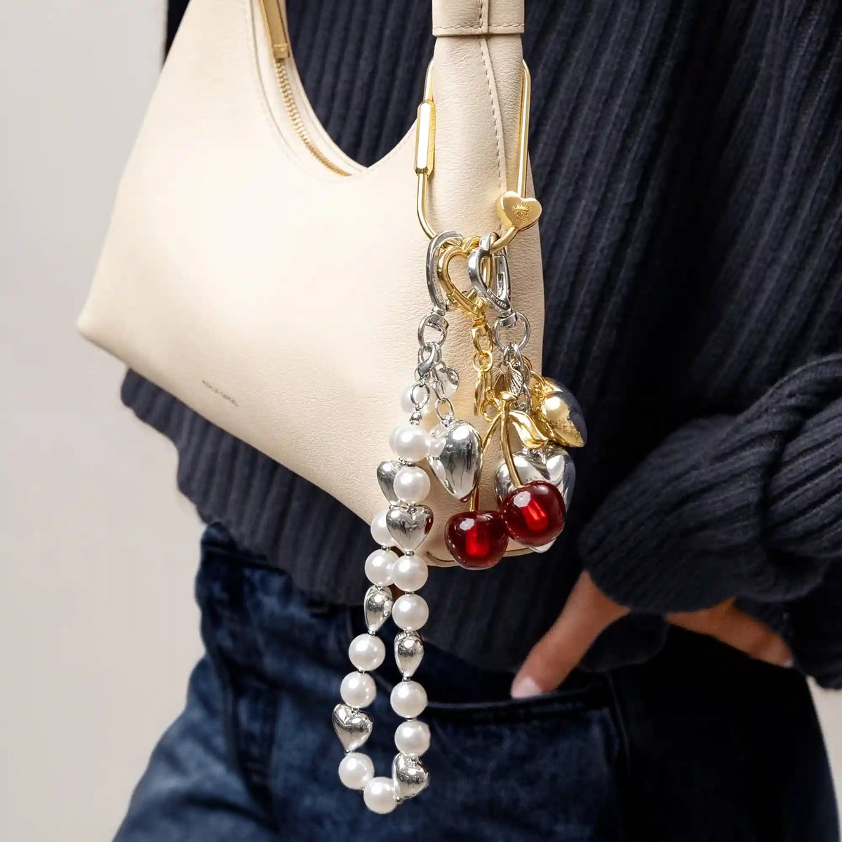 Cherry Bag Charm