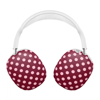 Raspberry Polka Dots AirPod Max Case