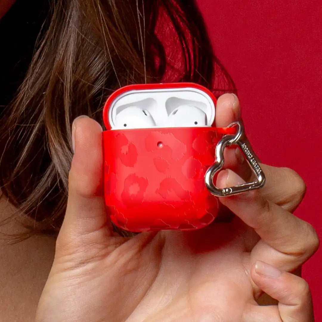 Red Hot Leopard AirPod Case
