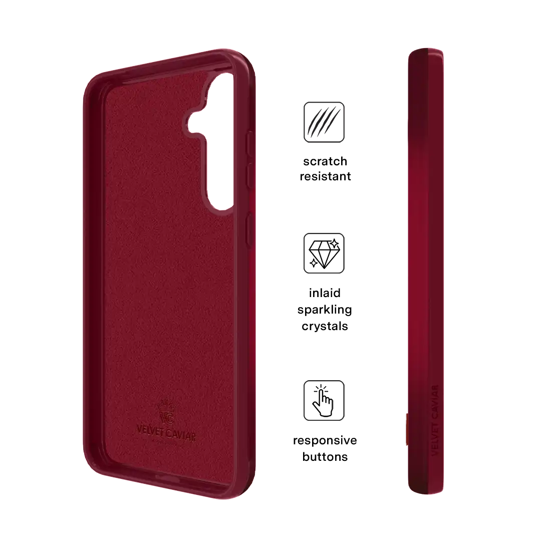 Black Cherry Crystal Samsung Case