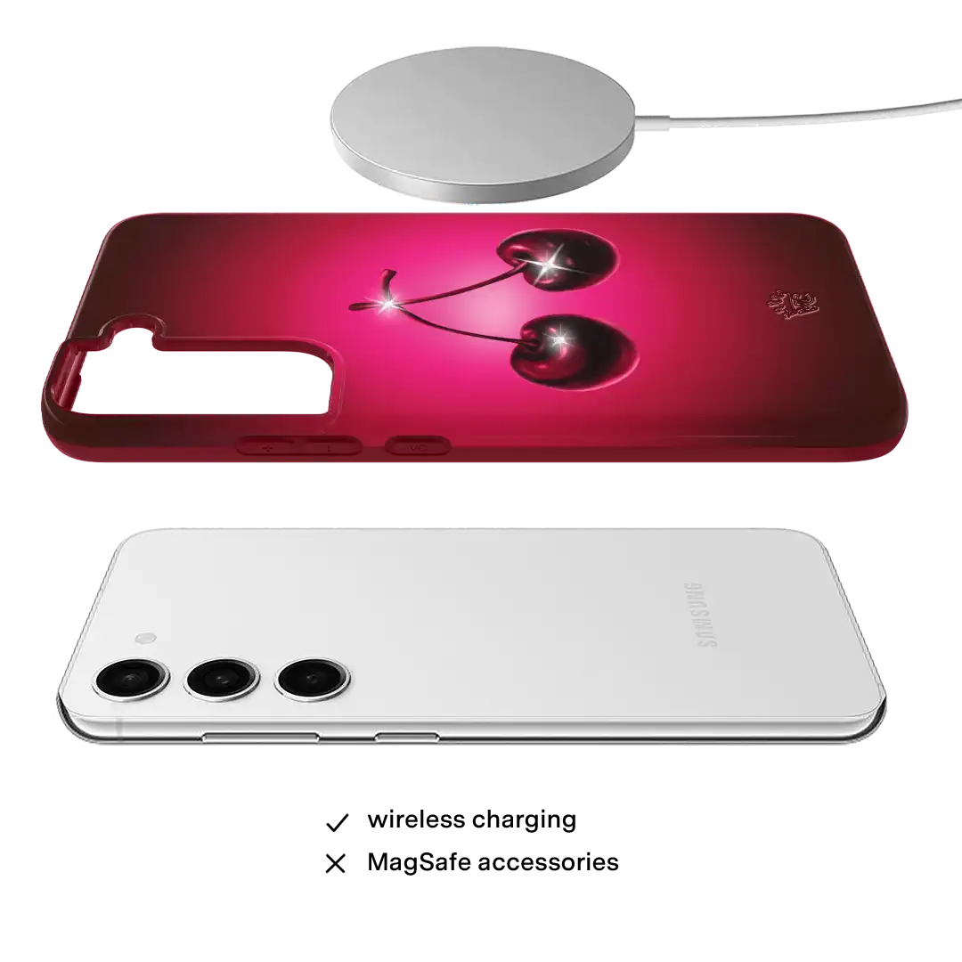 Black Cherry Crystal Samsung Case