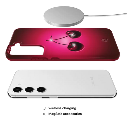 Black Cherry Crystal Samsung Case