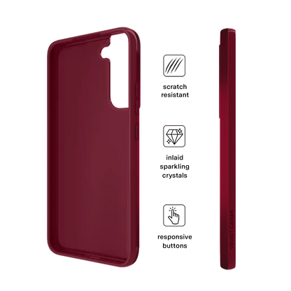 Black Cherry Crystal Samsung Case