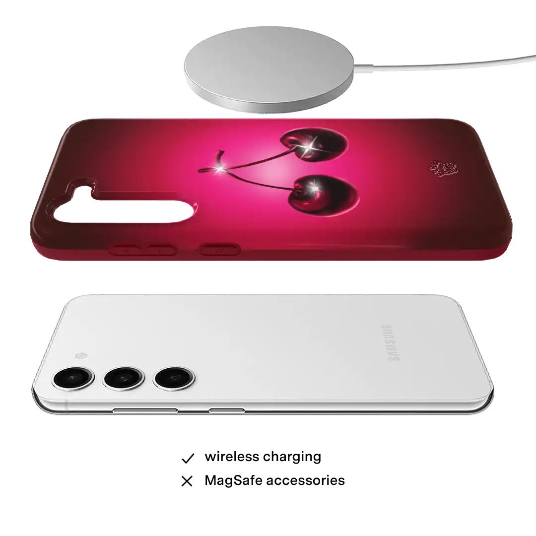 Black Cherry Crystal Samsung Case
