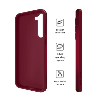 Black Cherry Crystal Samsung Case