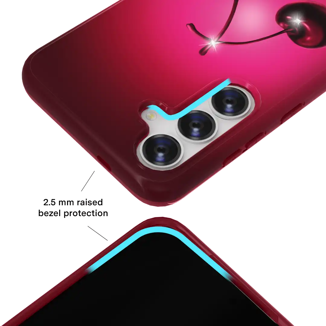 Black Cherry Crystal Samsung Case