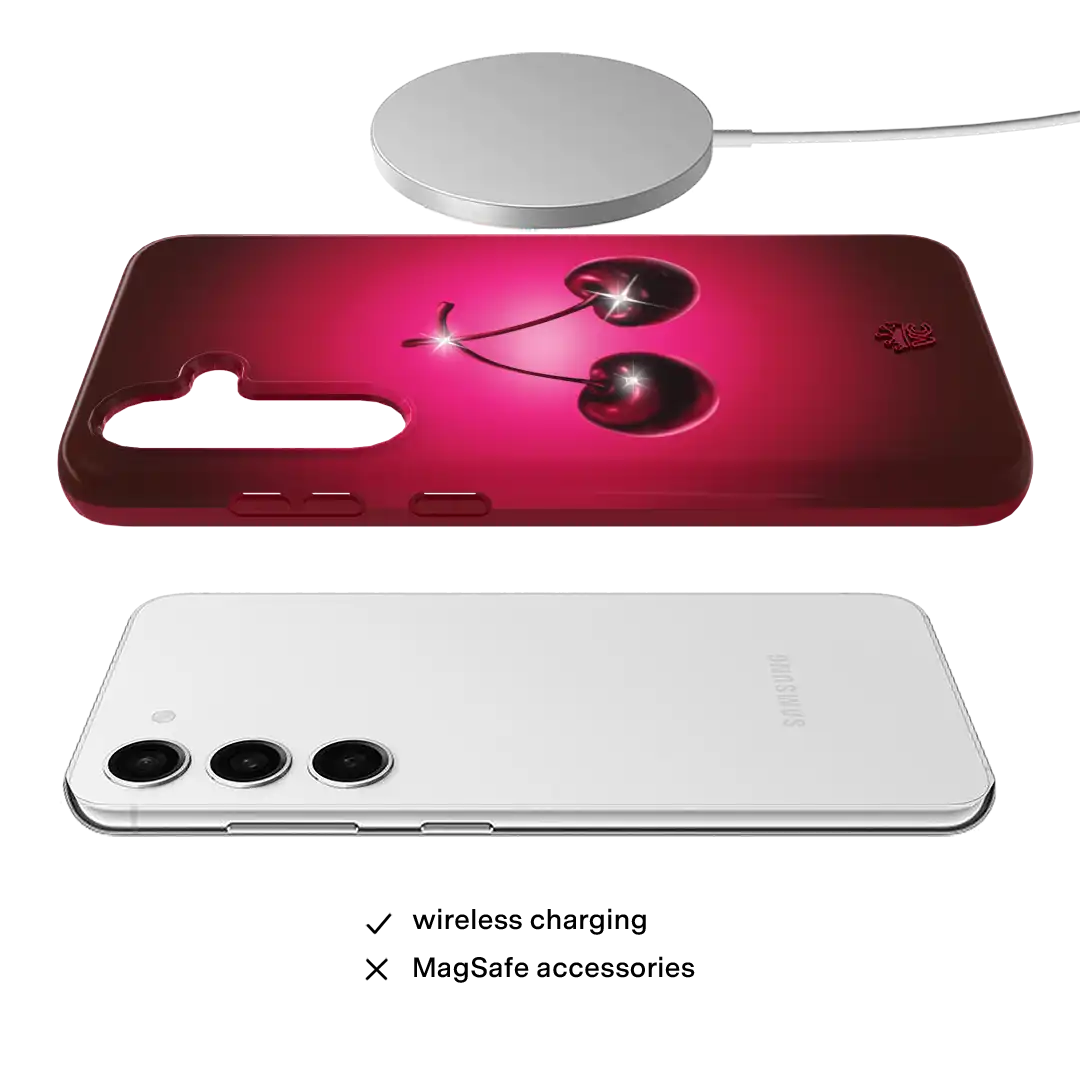 Black Cherry Crystal Samsung Case