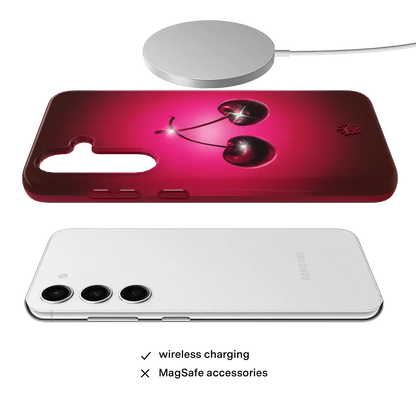 Black Cherry Crystal Samsung Case