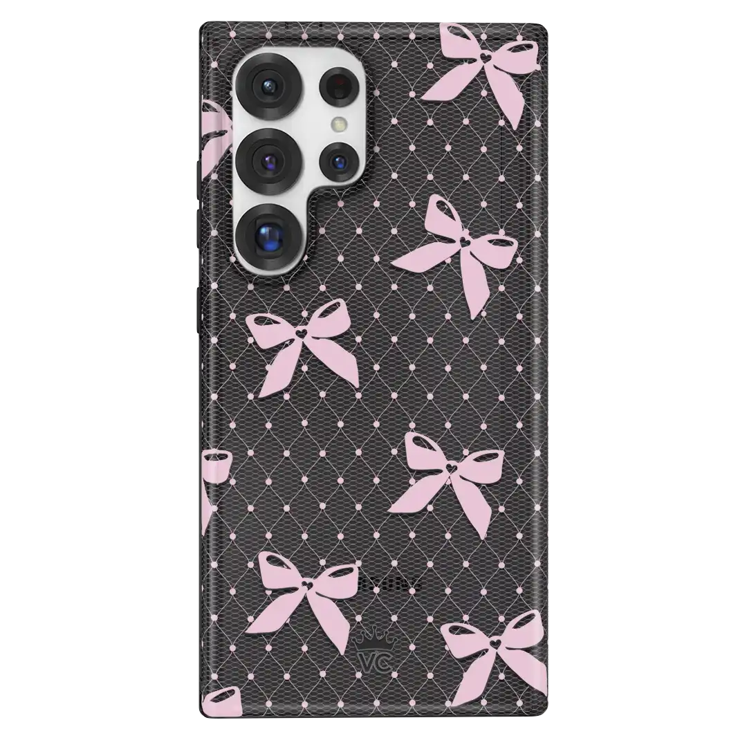 Lacy Pink Bows Samsung Case