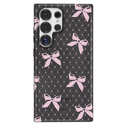Lacy Pink Bows Samsung Case