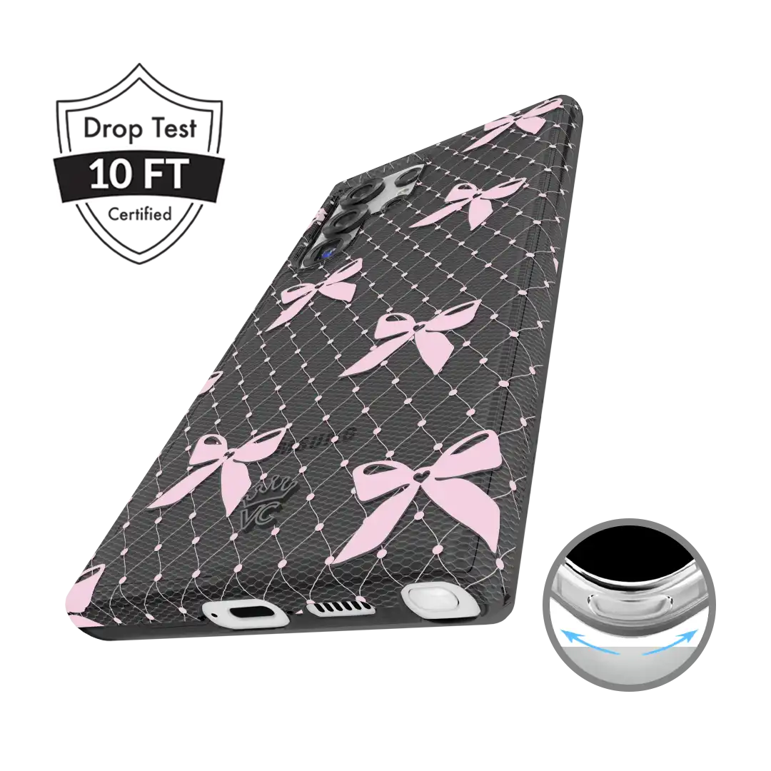 Lacy Pink Bows Samsung Case