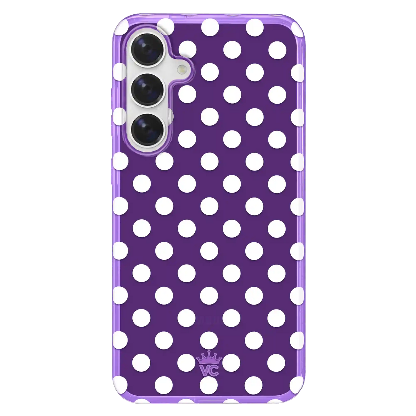 Violet Glow Polka Dot Samsung Case