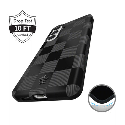 Noir Vibe Checkered Samsung Case