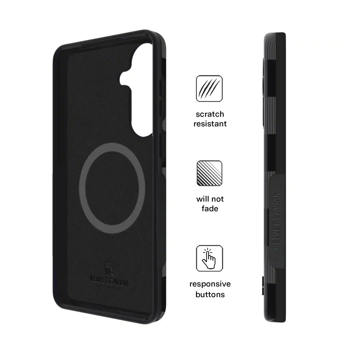 Noir Vibe Checkered Samsung Case