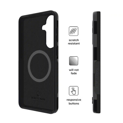 Noir Vibe Checkered Samsung Case