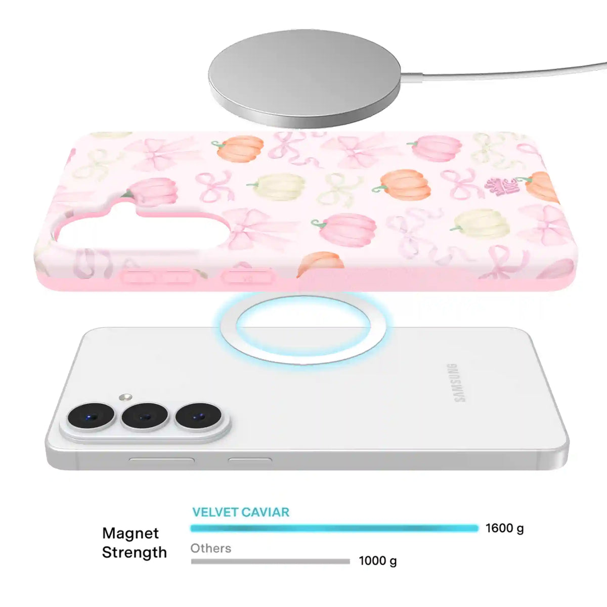 Pink Pumpkin Princess Samsung Case