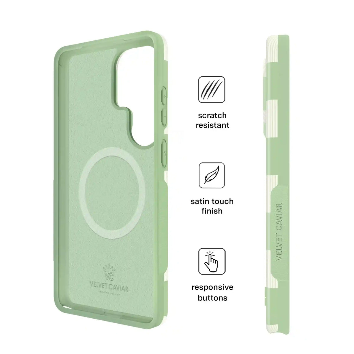 Pistachio Vibe Checkered Samsung Case