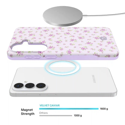 Dainty Lilac Floral Samsung Case