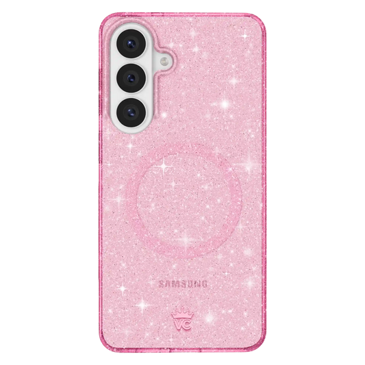 Pink Stardust Glitter Samsung Case