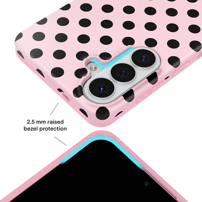 Princess Pink Polka Dot Samsung Case