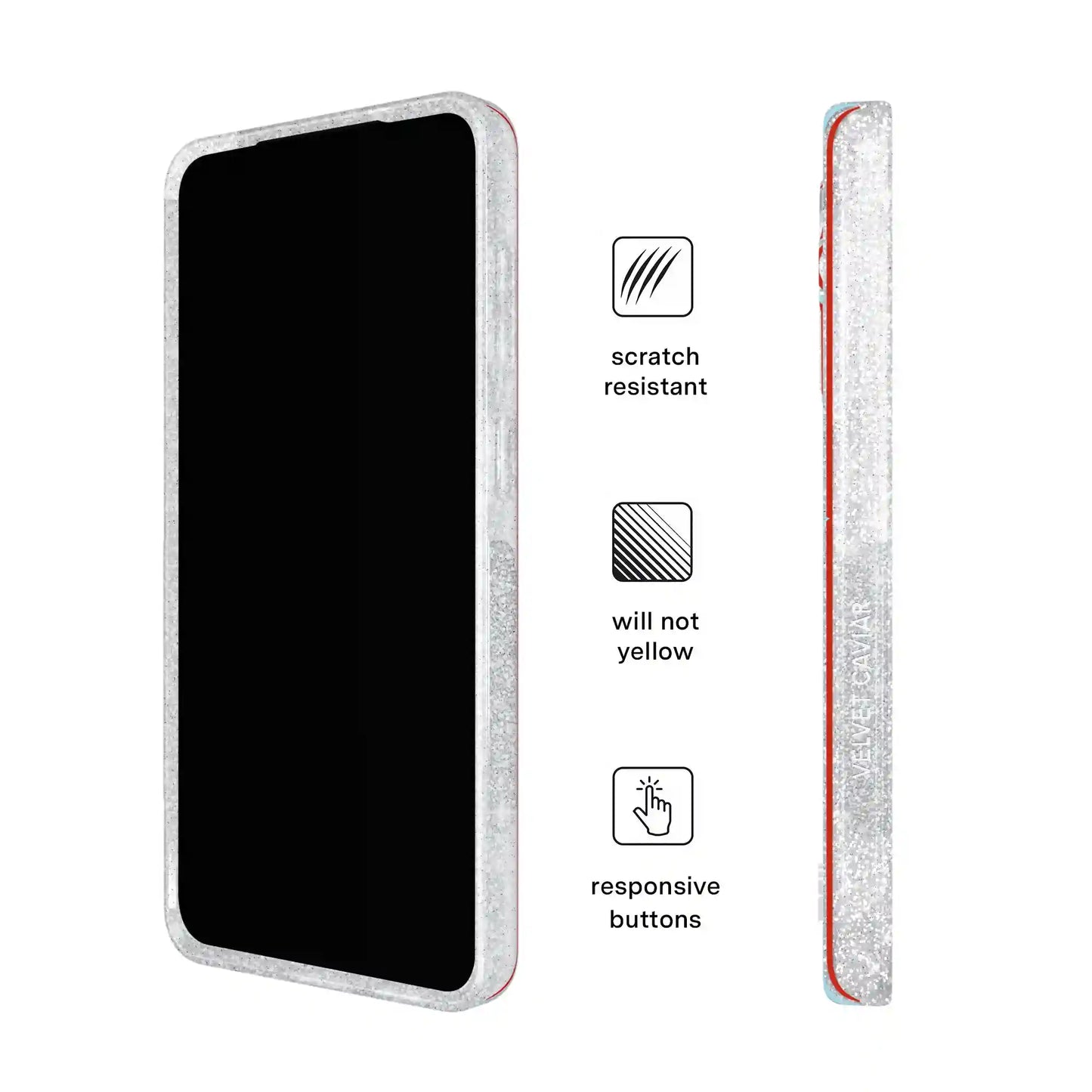 Stars & Stripes Glitter Samsung Case