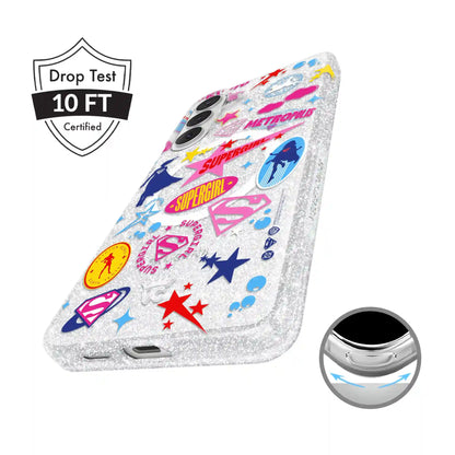 Supergirl Krypto Glitter Samsung Case