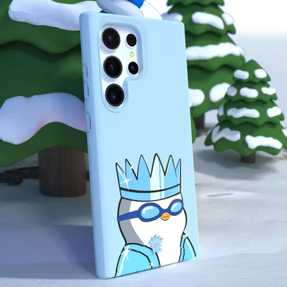 Pudgy Penguins Polar Blue Samsung Case