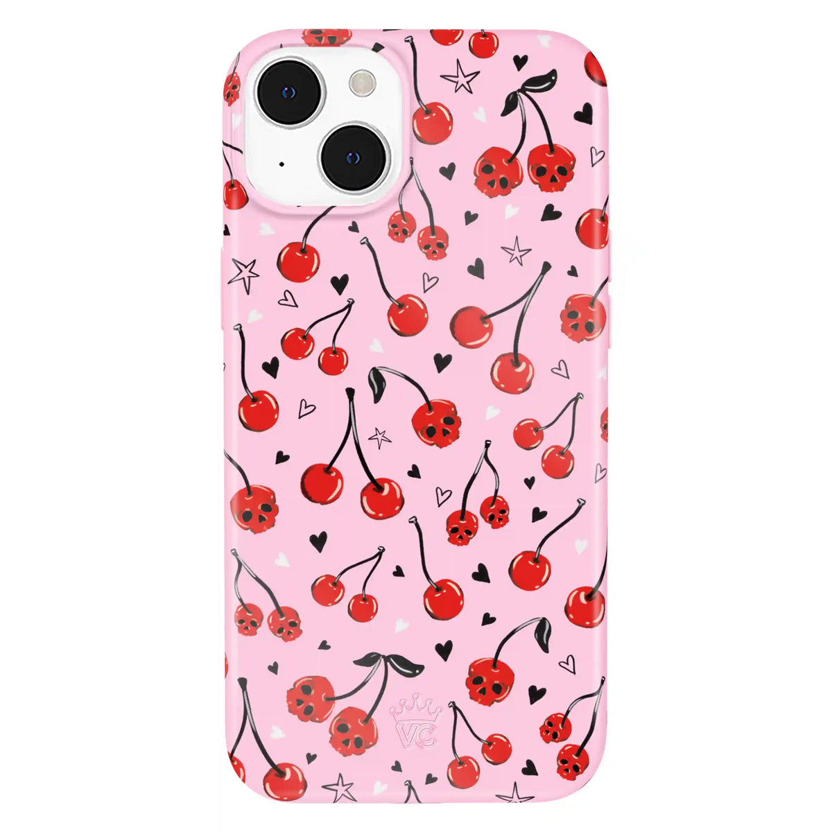 Sour Cherry Skulls iPhone Case