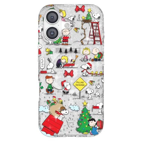 Snoopy Christmas Glitter iPhone Case