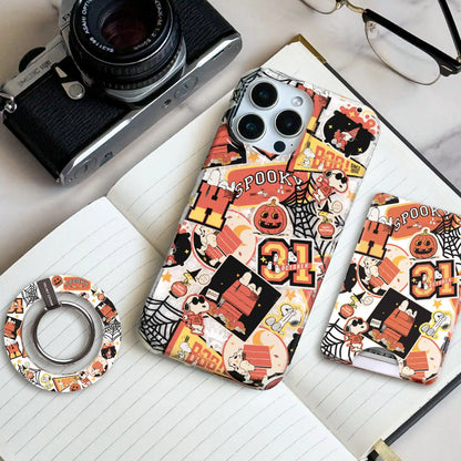 Snoopy Halloween Varsity MagSafe Wallet