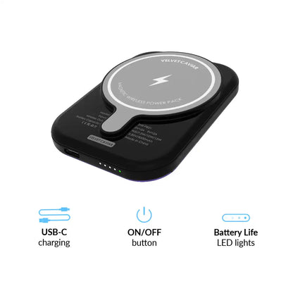 Snoopy Midnight Moon Portable MagSafe Charger Power Pack