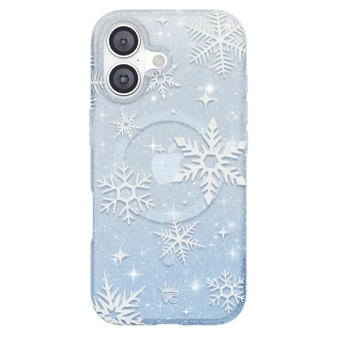 Snow Angel Glitter iPhone Case