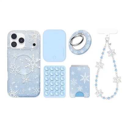 Snow Angel Glitter iPhone Bundle Set