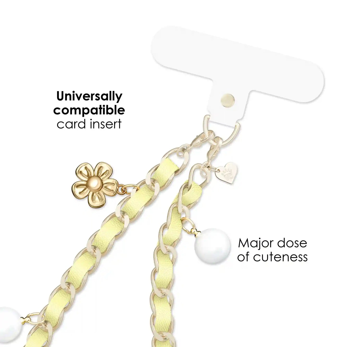 Spring Dreams Leather Chain Phone Charm