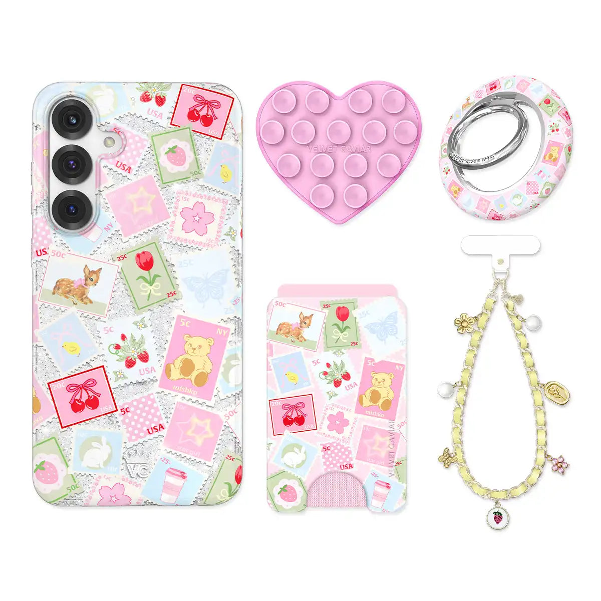 Spring Whimsy Stamps Glitter Samsung Bundle Set