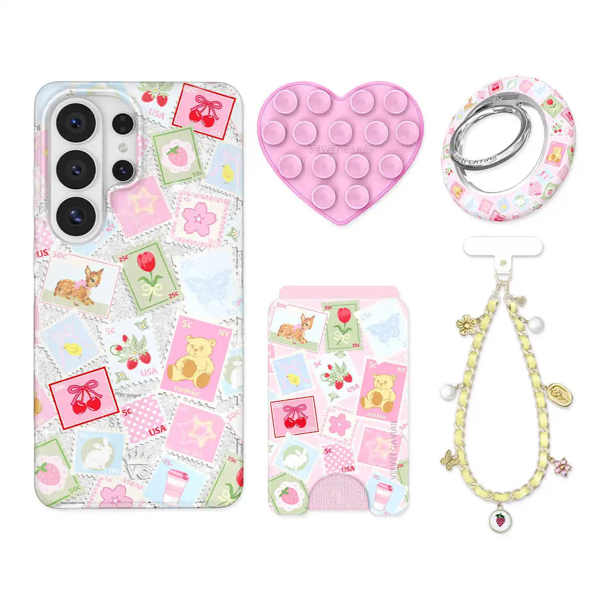 Spring Whimsy Stamps Glitter Samsung Bundle Set