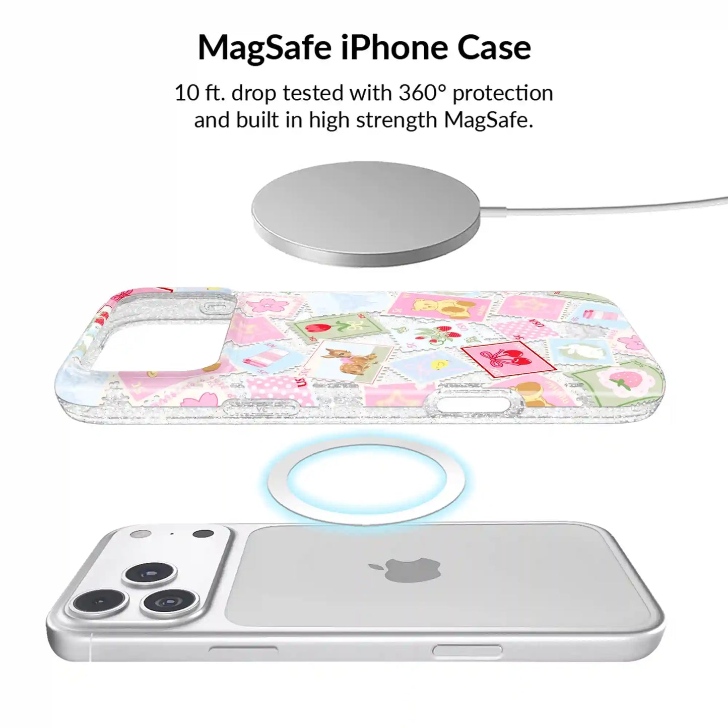 Spring Whimsy Stamps Glitter iPhone Bundle Set