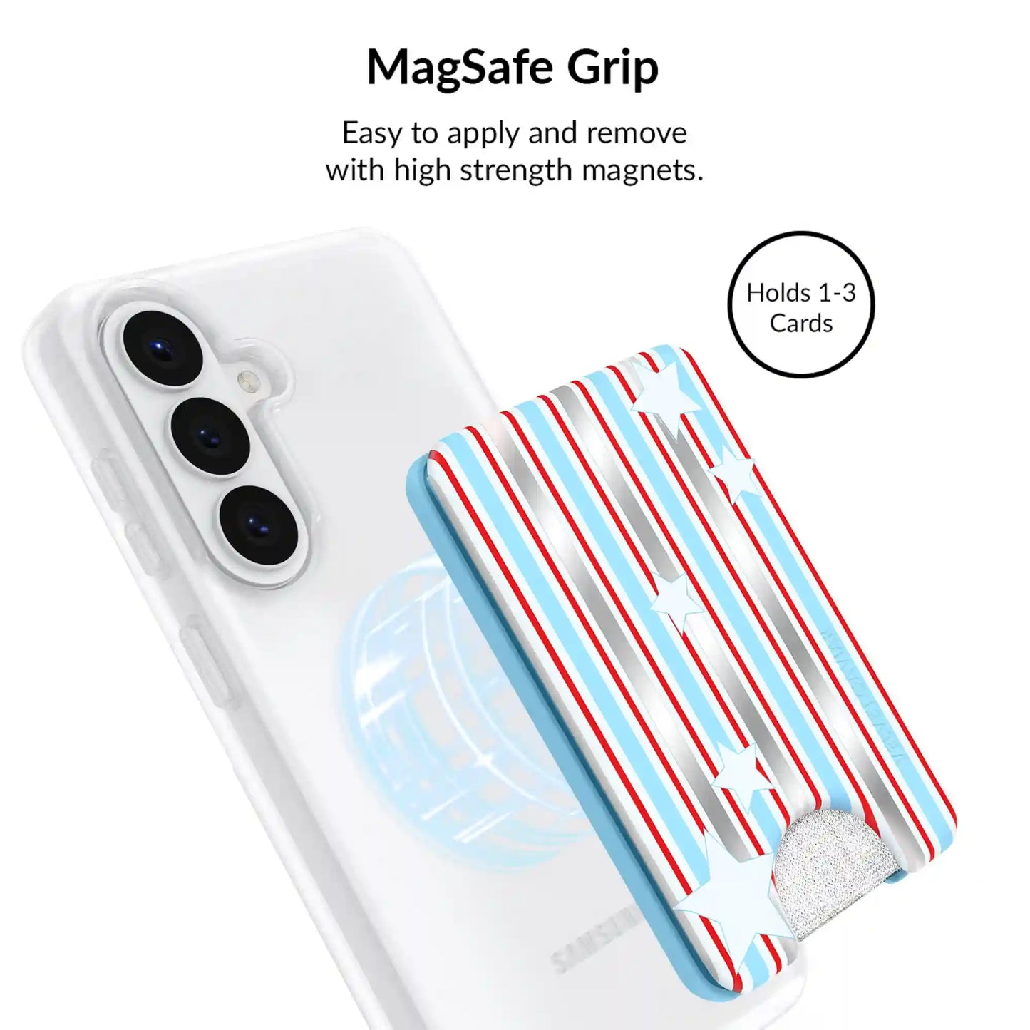 Stars & Stripes Glitter Samsung Bundle Set