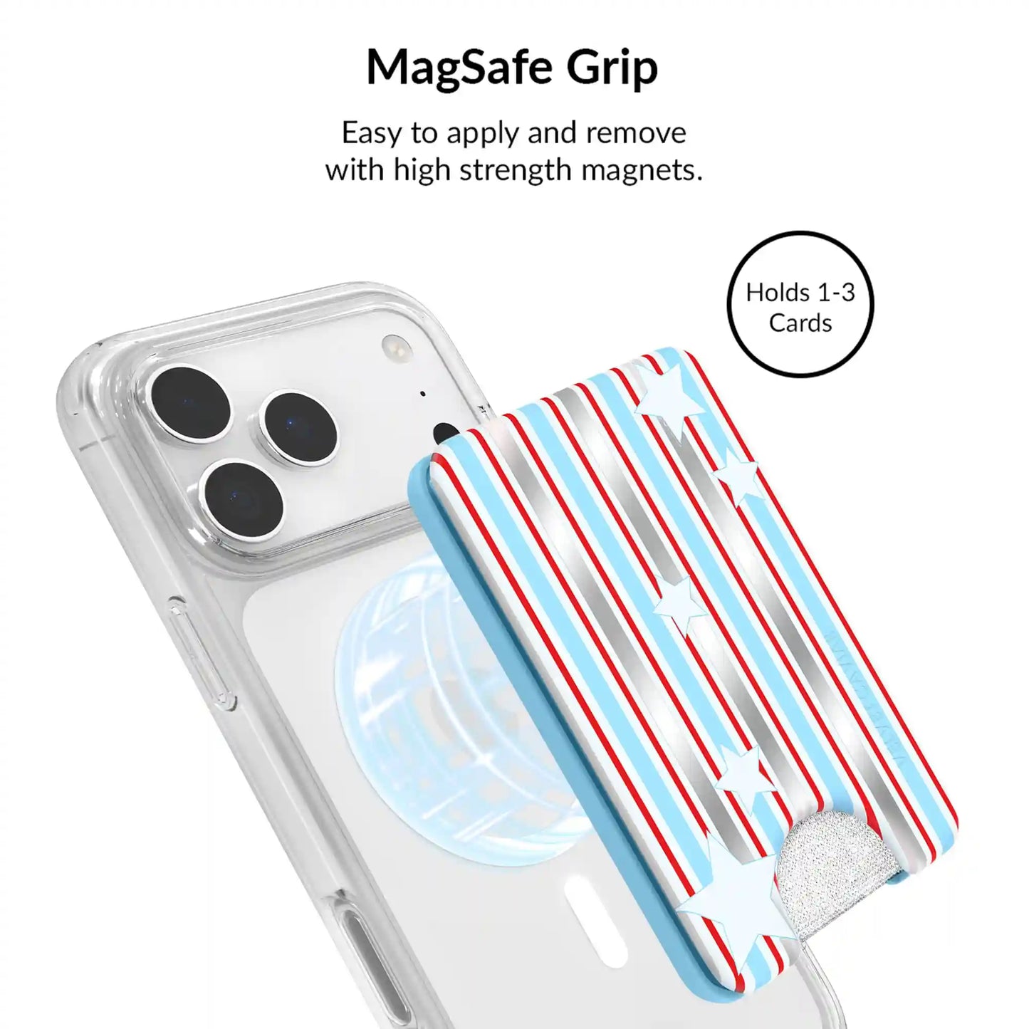 Stars & Stripes Glitter iPhone Bundle Set