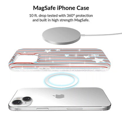 Stars & Stripes Glitter iPhone Bundle Set
