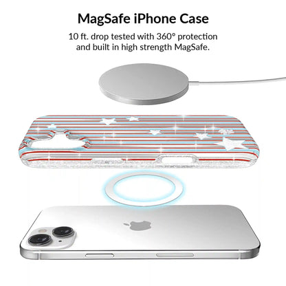 Stars & Stripes Glitter iPhone Bundle Set