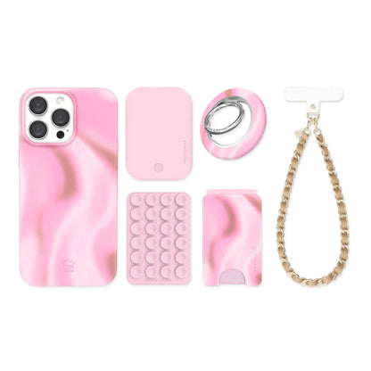 Strawberry Swirl iPhone Bundle Set